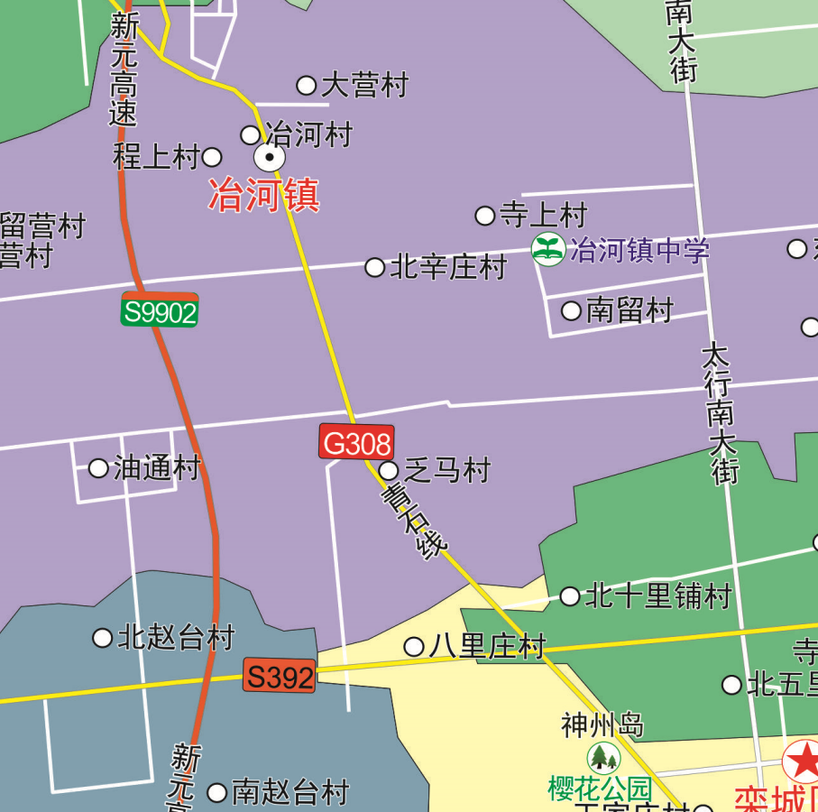 2017年5月河北省石家庄市栾城城区交通旅游行政乡镇乡镇村其他办公