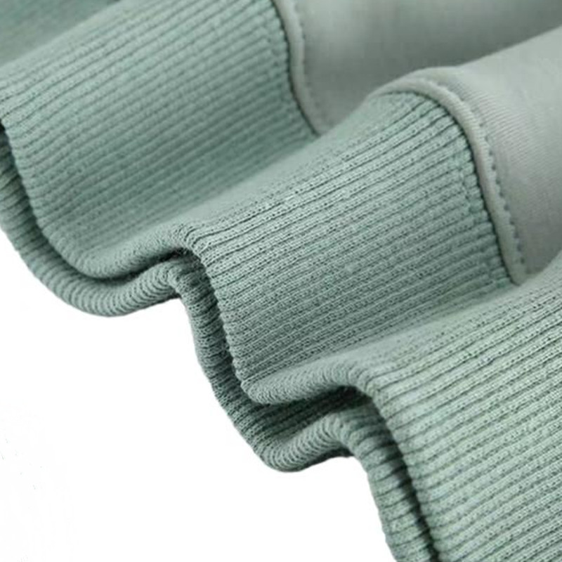 螺纹下摆针织布料罗口运动罗口底边卫罗纹海绵垫