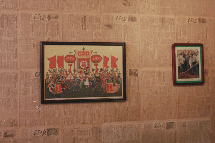 报纸英文英语装饰装修发黄贴墙糊墙英文版国外生日报