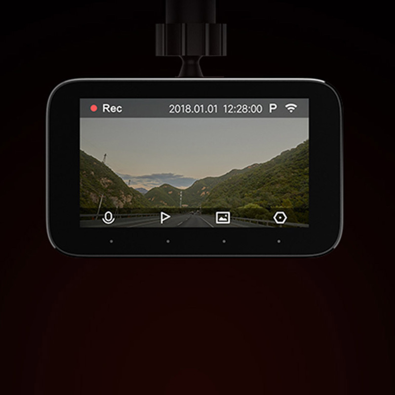 小米米家行车记录仪1s1080p单镜头高清夜视智能广角汽车行车录像