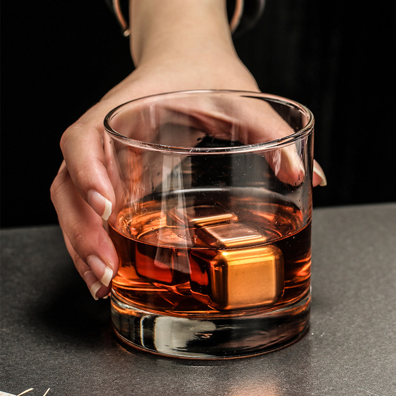 利比无铅玻璃杯威士忌杯洛克杯古典杯鸡尾酒杯烈酒杯rock杯冰球杯