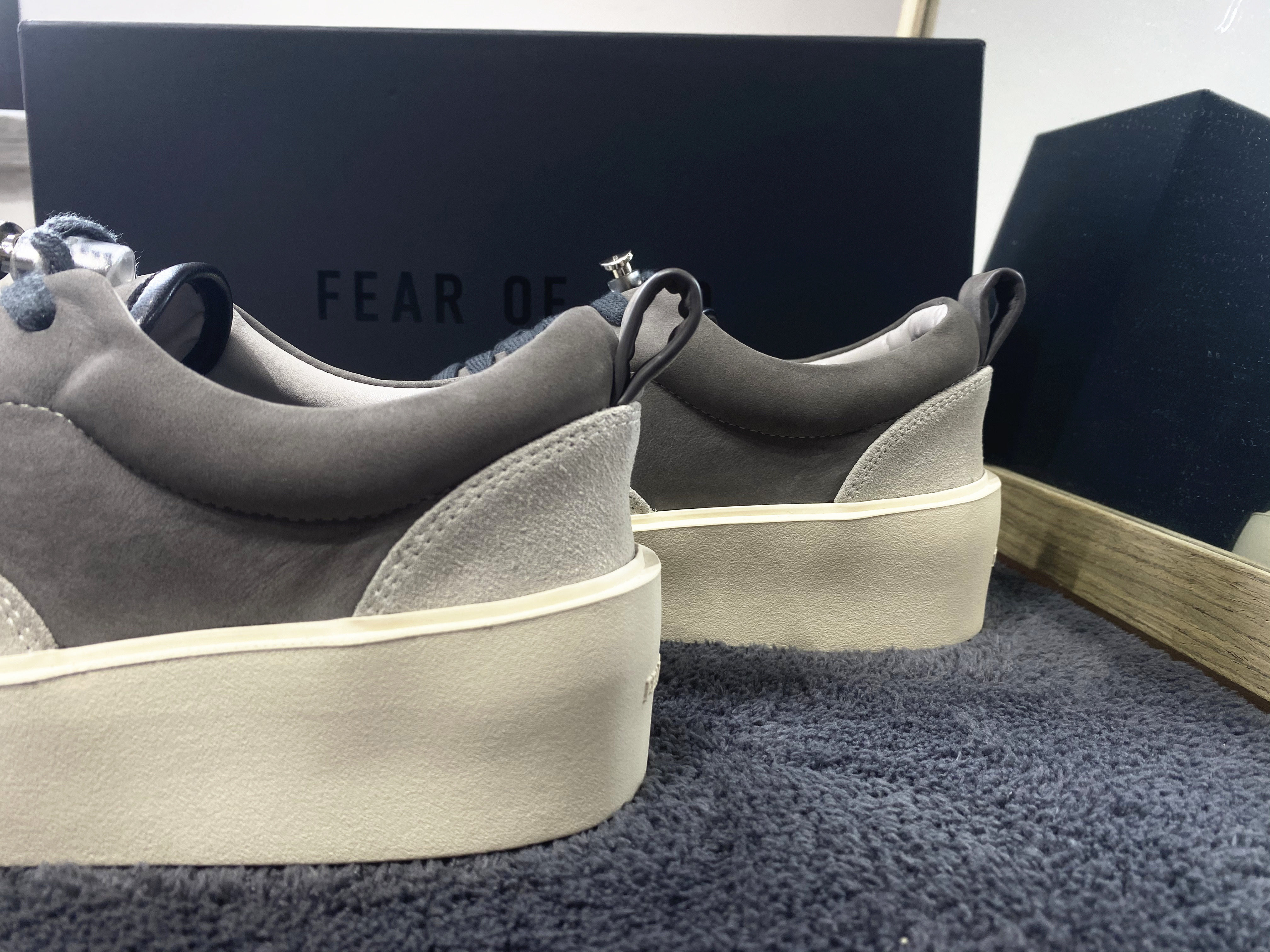 fog6thfearofgodatmospherela限定磨砂灰拼色单鞋