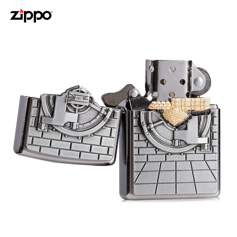 zippo芝宝打火机正版金库大劫案29555惊喜徽章zippo防风zippo