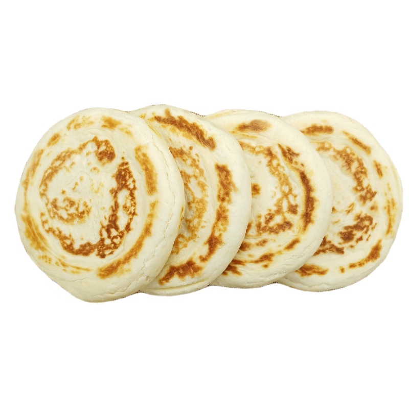 烧饼陕西手工白吉饼炭火肉夹馍饼白吉馍里脊夹菜传统糕点