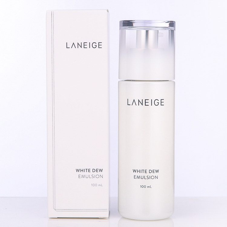 兰芝美白乳液100ml臻白净透细肤120ml保湿爽肤面部护理套装