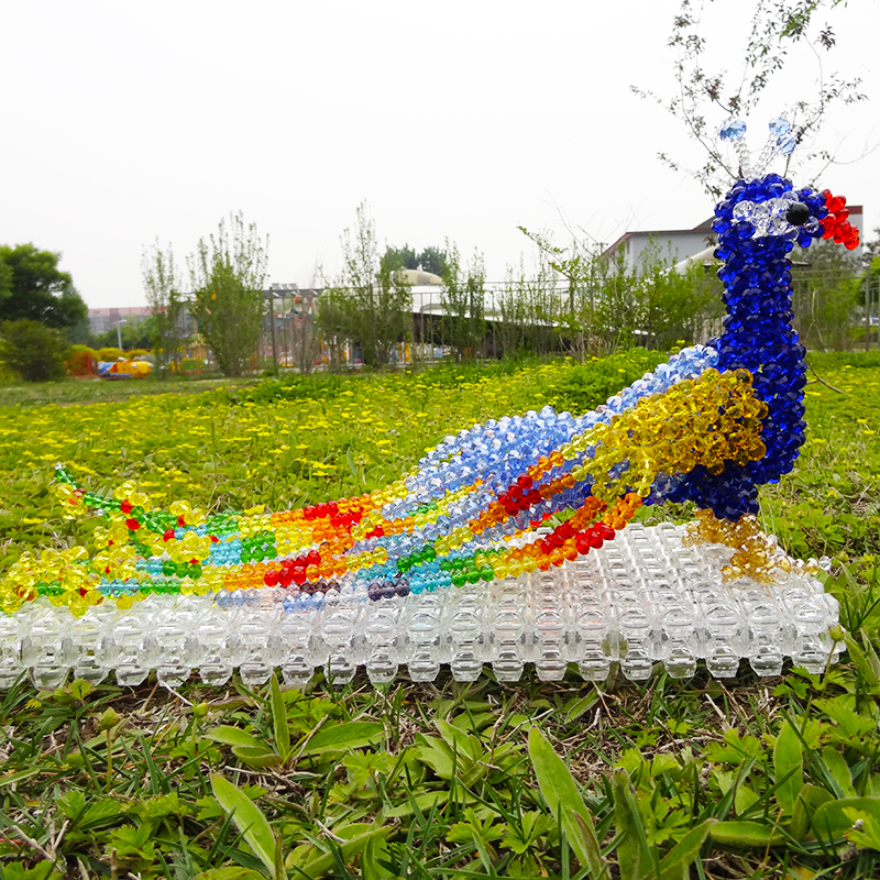 diy晶凤凰水晶摆件家居饰品成品饰品包成品材料串珠其他diy饰品配件