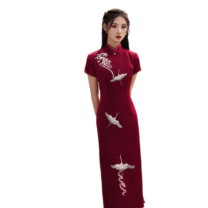 旗袍出租年轻少女复古中国风风国潮学生日常短款改良时尚甜美古装