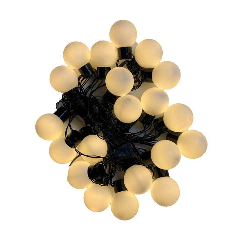 led串灯5cm圆形灯泡5米户外婚礼装饰灯