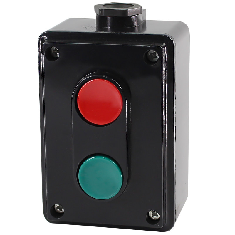 按钮双联控制la42h开关电源启动停止复位2位开关按钮