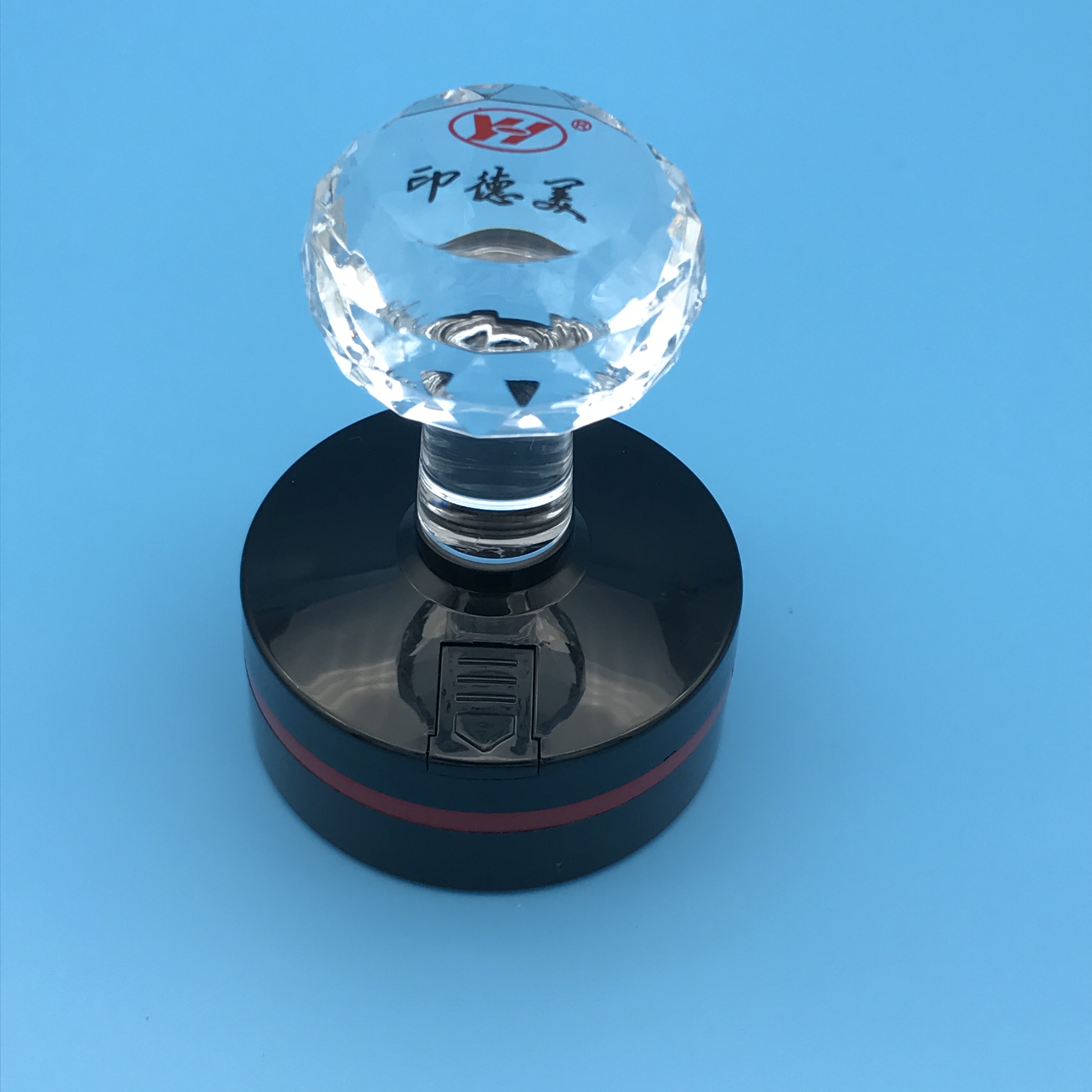 印德美yh水晶柄光敏材料系列印章材料批发免封边光敏印章材料批发