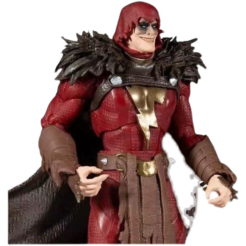 麦克法兰mcfarlane金属狂笑沙赞dc英雄关节可动7寸手办