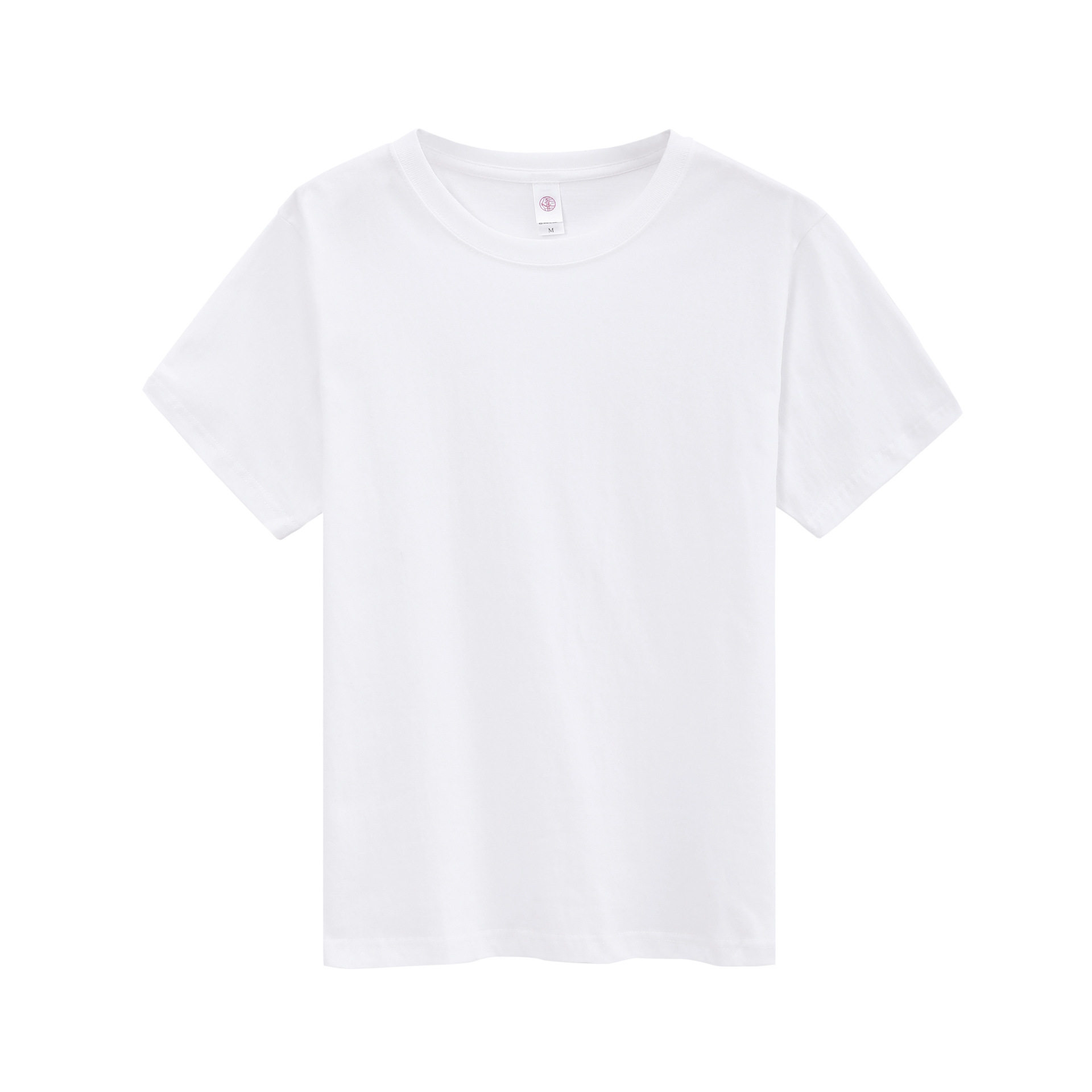 230g款体打底桶织无缝潮流圆领女同纯棉男女t恤