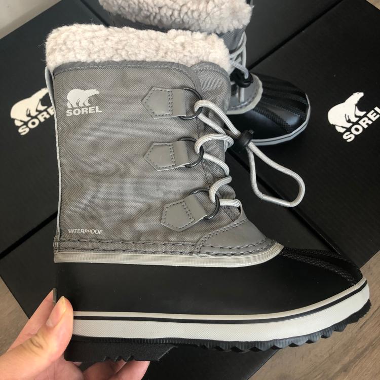 加拿大SOREL冰熊防水滑雪男女儿童雪地靴女靴Yoot Pac保暖温标-40