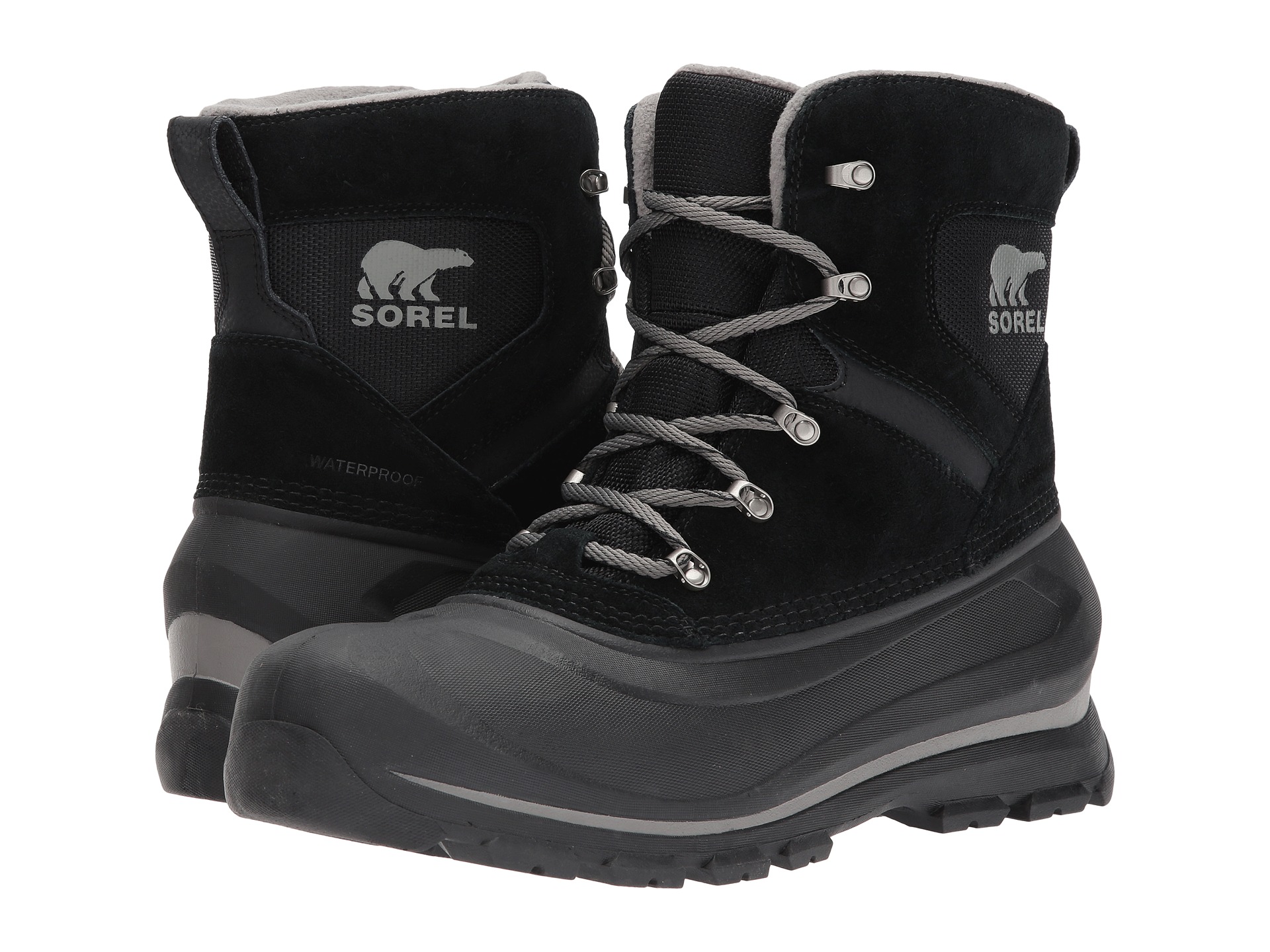 现货加拿大SOREL冰熊防水防滑系带雪地男靴巴克斯顿保暖温标-32