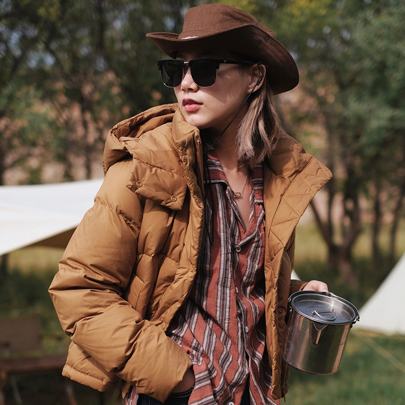 wunderpuff瑜伽超轻泡芙四格五格防水鹅绒羽绒服运动羽绒服