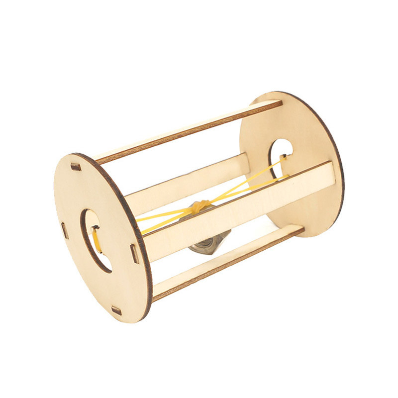 科技制作diy胡克滚轮幼儿园学生手工stem教育科学实验