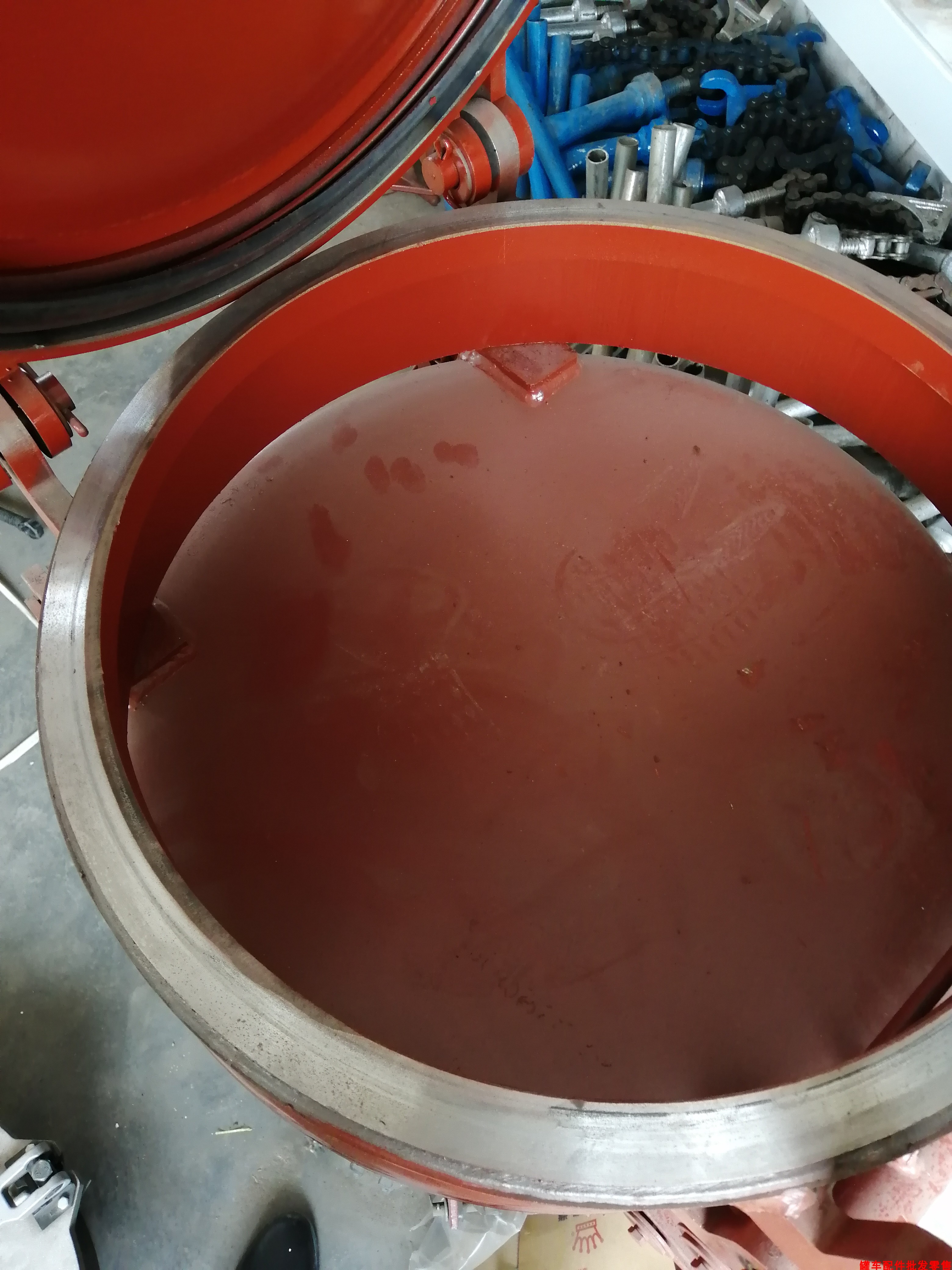 罐盖水泥罐车散装配件一脚人孔盖盖密封密封件