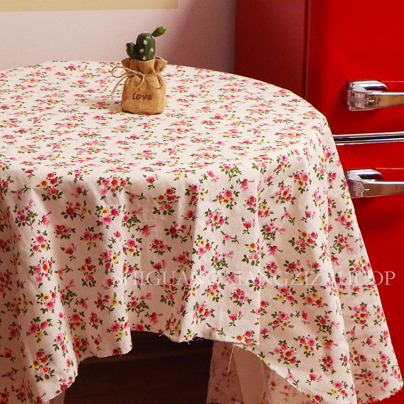 碎花桌布美式复古田园小清新野餐布日式网红桌布