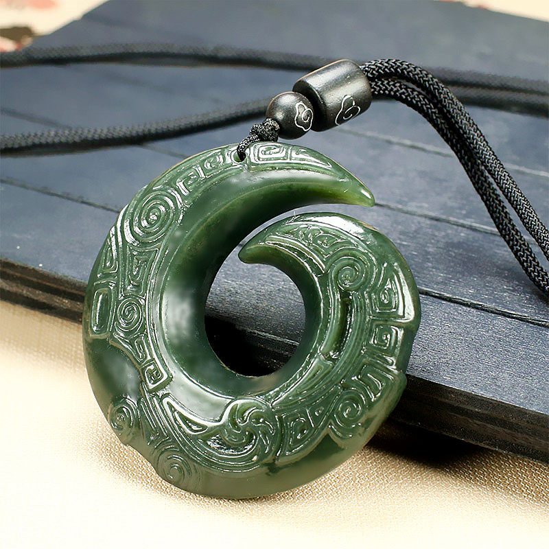 吊坠男女女士和田玉玉青玉挂件个性玉佩项链颈饰