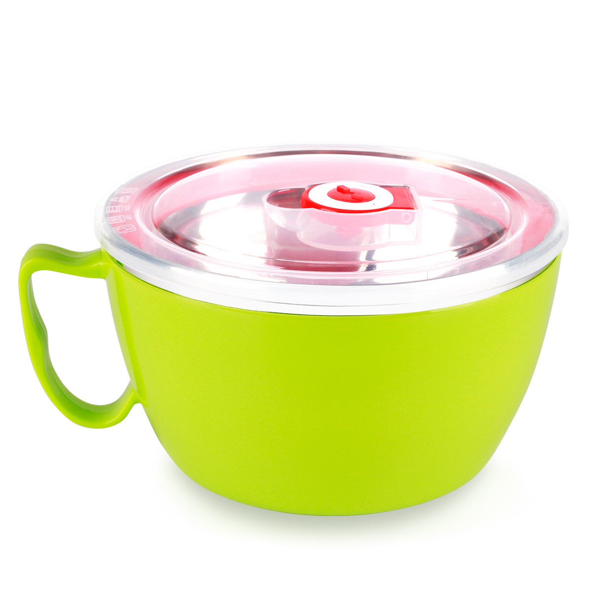 泡面不锈钢碗带韩式汤面方便面大号学生便当饭碗碗