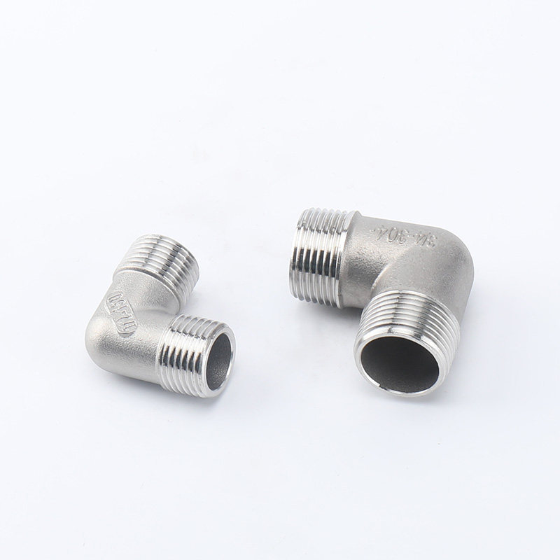 弯头不锈钢外丝4分90度双外丝外dn15水管接头弯头