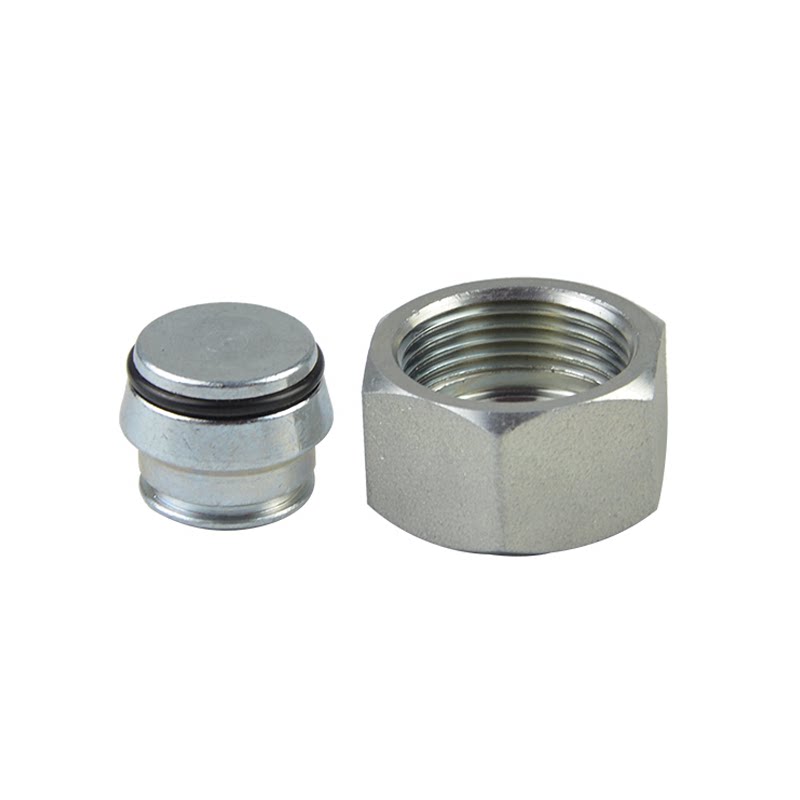 徐工三一挖机破碎锤公制液压油管堵头带胶圈h型堵头卡套式油堵帽