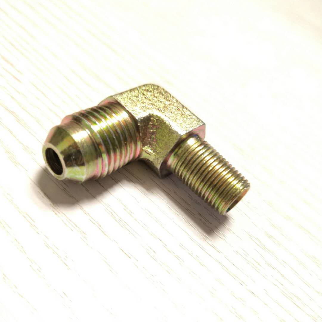 现代油缸接头油管黄油管大臂r130挖掘机配件管接头