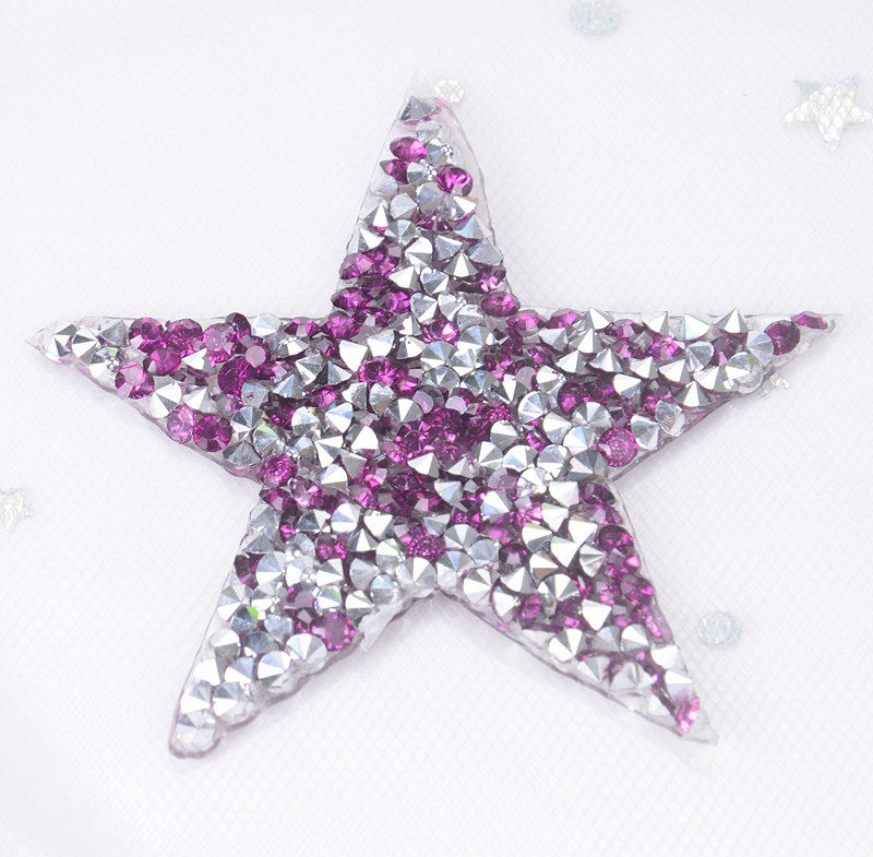 闪钻烫图五角星水钻背胶满钻烫图案鞋帽烫画贴钻其他diy饰品配件