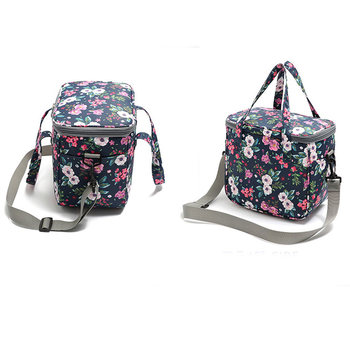 Insulated Lunch Bag for Women ຄວາມອາດສາມາດຂະຫນາດໃຫຍ່ Picnic ຄວາມຮ້ອນ