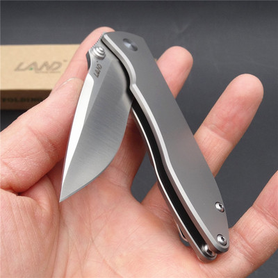 三刃外贸land系列901钛合金小刀vg10钢折刀tc4钛合金柄正品现货