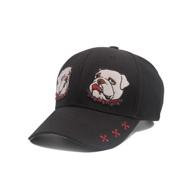 帽子ye3njoy狗头弯帽男女棒球棒球帽嘻哈鸭舌帽子