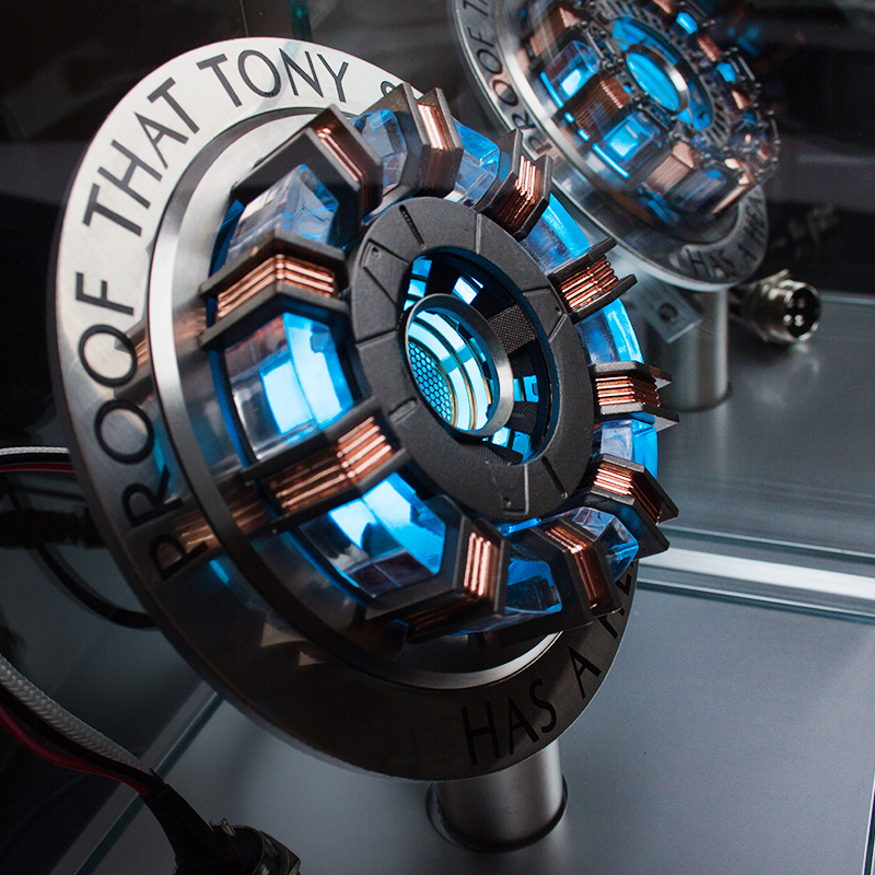 钢铁侠方舟反应堆成品mk1胸灯摆件金属金属模模型手办