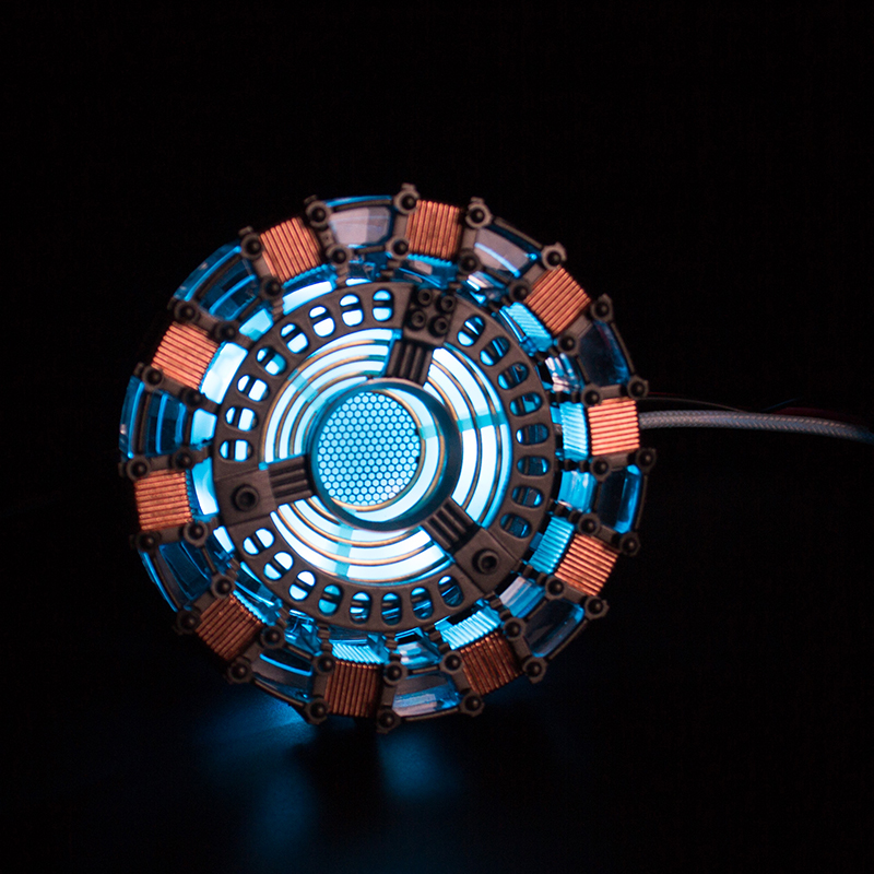 钢铁侠方舟反应堆成品mk1胸灯摆件金属金属模模型手办