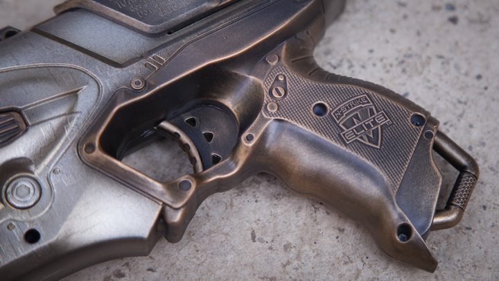 手工重涂朋克nerf精牛软弹科幻电影道具定制游戏玩家软弹枪