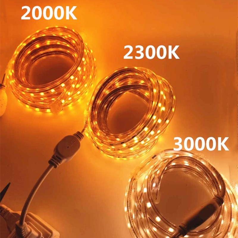 220v2000k2300k2700k3000k4000k6000k5050led灯条户外防水led灯带