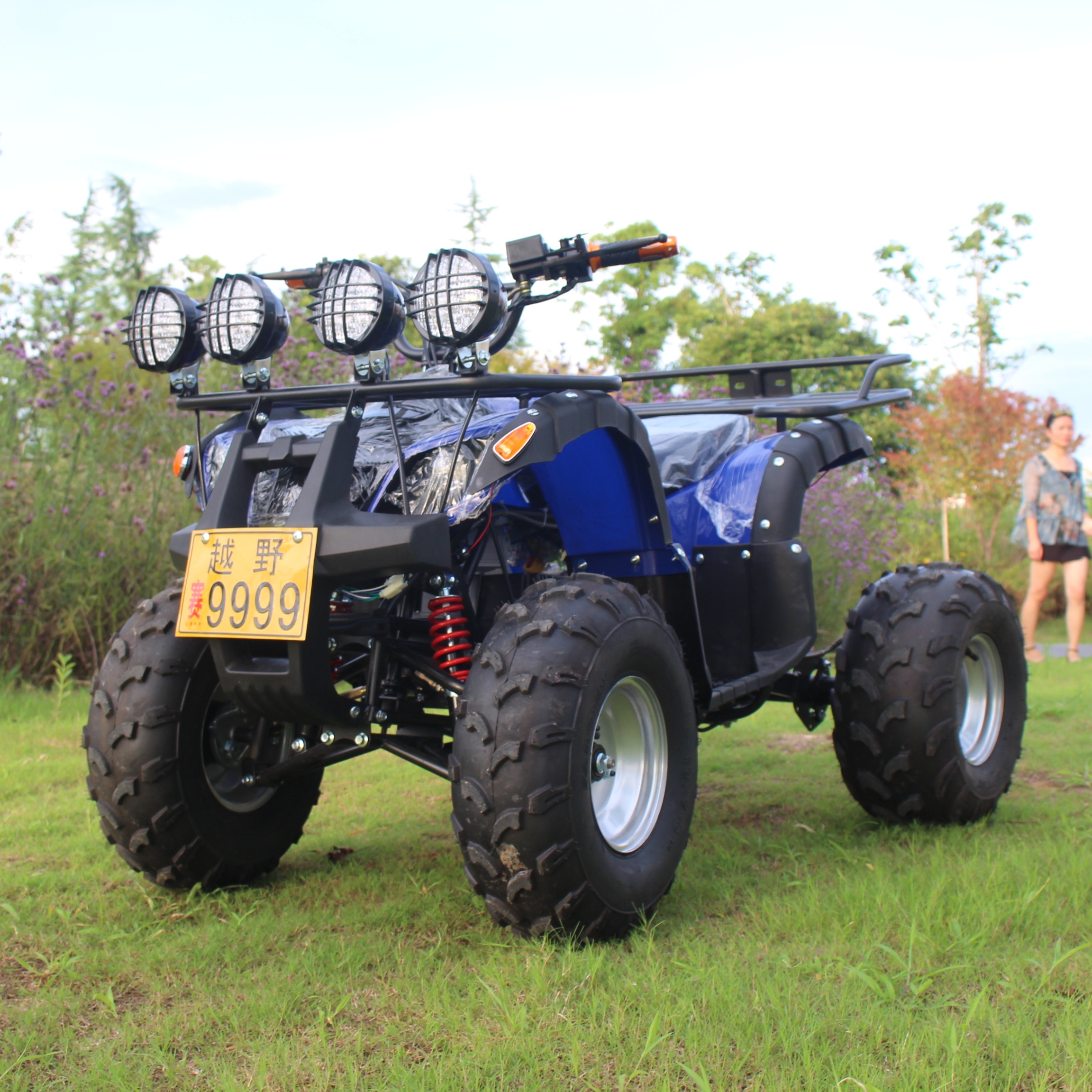 宗申大小公牛沙滩车全地形自动挡摩托四轮越野四驱轴传动125350c