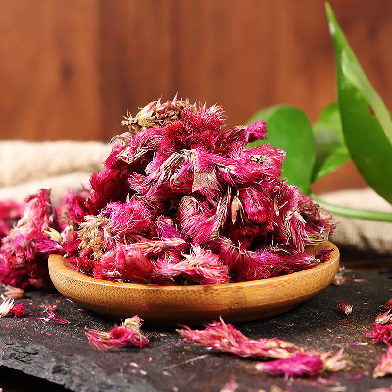 鸡冠花中药材500g克干花红药材另收白色滋补经典方
