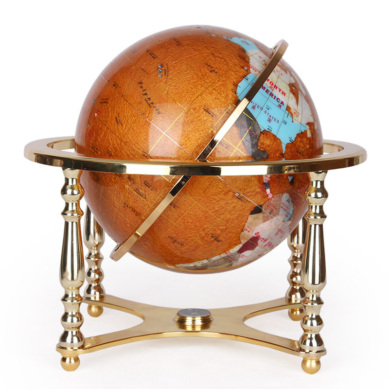 送给老板领导礼物高端大号地球仪摆件办公室桌面摆件