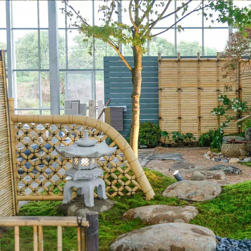 篱笆栅栏工厂直销光悦寺花园日式庭院围栏大型大型篱笆