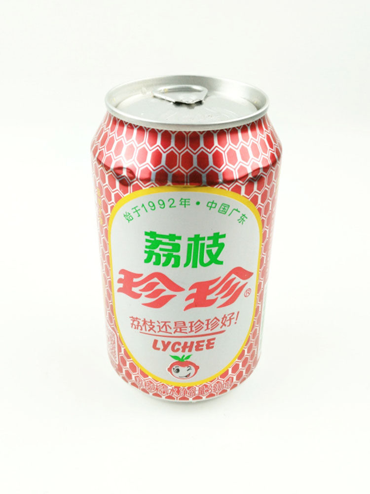 珍珍荔枝饮料330ml24听8090怀旧童年年的味道碳酸饮料