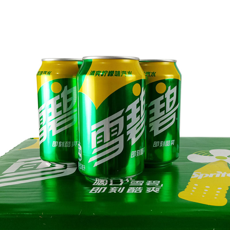 汽水可口可乐雪碧碳酸饮料330ml6罐可乐夏季饮品碳酸饮料