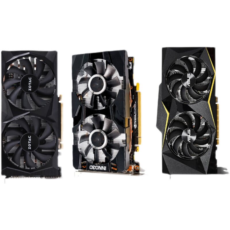 590 机独立游戏显卡2060 1660s 6600xt 华硕gtx1660ti itx台式 - 爱购