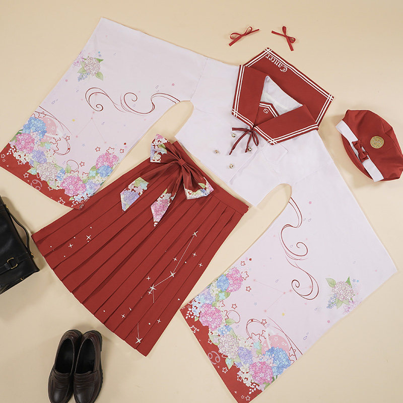 三分妄想星运少女cos服十二星座巨蟹座大正jk制服裙cosply服装女