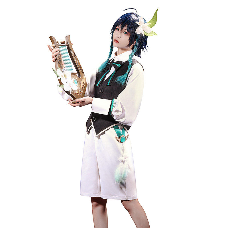 cos三分妄想原神风神温迪音乐会巴巴托斯cosplaycosplay女装