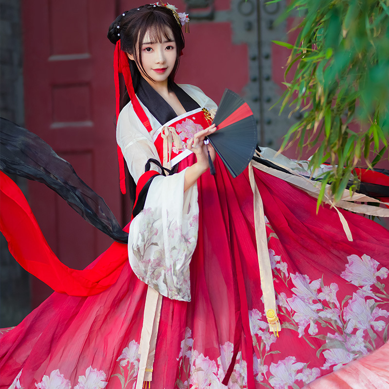 三分妄想cos服木齐胸襦裙抹胸胸中国风汉元素cosplay女装