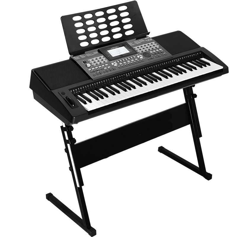 美得理电子琴a850力度键61键盘教学考级乐器儿童成年电子琴