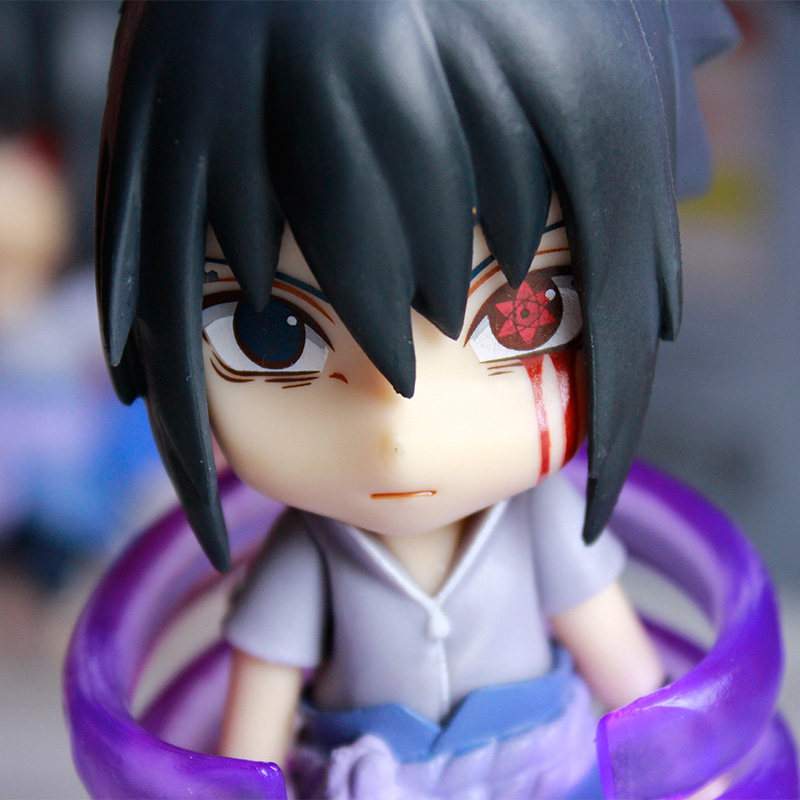 动漫火影 现货宇智波佐助须佐能乎 q版pvc手办3款公仔模型