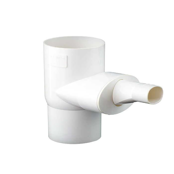 三通pvc110扁变50圆伸缩110圆扁三通