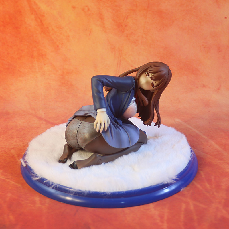 skytube原画灰梅真朱校服跪姿手办动漫特典美少女手办