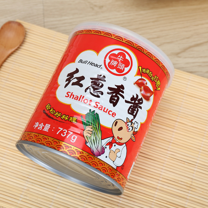 牛头牌红葱香酱737g香葱肉燥调味料台湾进口酱类酱类调料